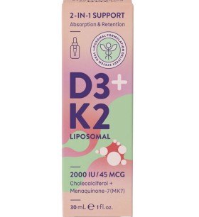 Nutraceuticals Liposomal D3+K2 2000IU/45MCG 30ml