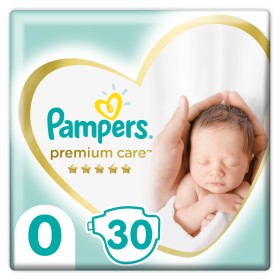 Pampers Premium Care No.0 (1-2,5kg) 30 Πάνες