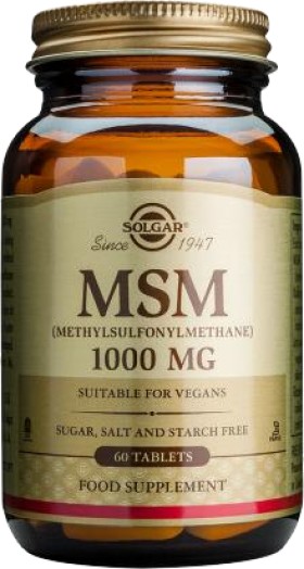 SOLGAR MSM 1000MG 60TAB