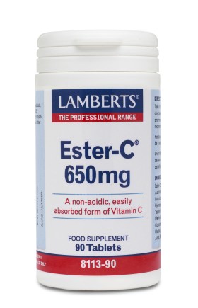 LAMBERTS ESTER C 650MG 90TABS