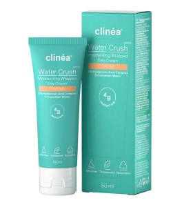 Clinea Water Crush Tinted SPF15 Ενυδατική Κρέμα Ημ &hellip;
