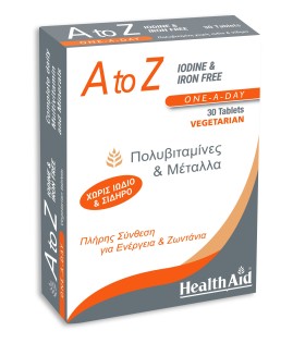 Health Aid A To Z Iodine & Iron Free Supplement Bi ...