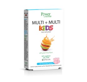 Power Health Multi + Multi Kids Stevia με Φρουτένι …