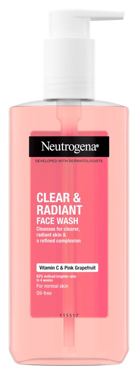 Neutrogena Clear & Radiant Gel - Facial Cleanser ...