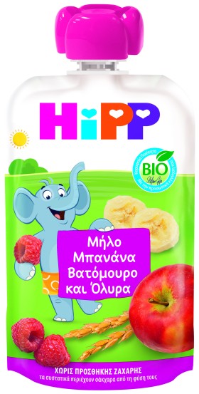 Hipp Hippis Μήλο, Μπανάνα, Βατόμουρα & Δημητριακά …