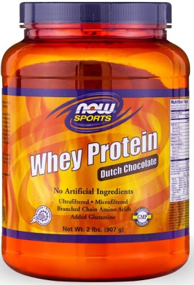 Now Foods Whey Protein Dutch Chocolate 907gr