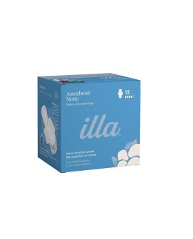 ILLA CARE Σερβιέτες - Νύχτας 12τεμ.