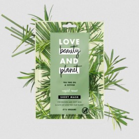 Love Beauty And Planet Face Sheet Mask Tea Tree Oi …