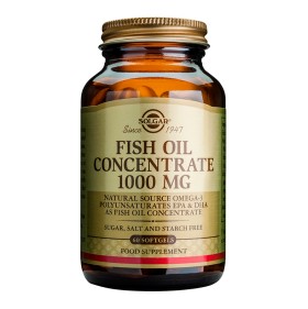 SOLGAR FISH OIL CONCENTRATE 1000MG 60C