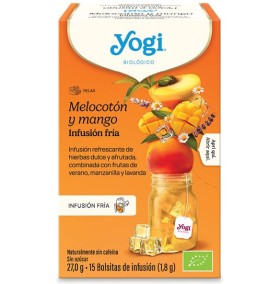 Yogi Tea Cold Brew Βιολογικό Τσάι Ροδάκινο & Μάνγκ …