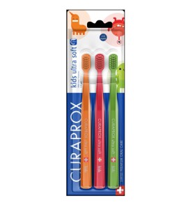 Curaprox CS Kids Ultra Soft Toothbrushes 3pcs