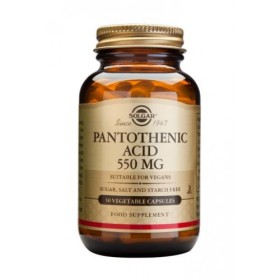 Solgar Pantothenic Acid 550mg 50Vcapssol