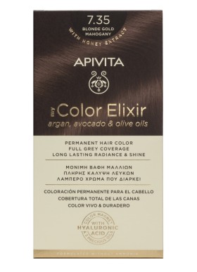 Apivita My Color Elixir kit Permanent Hair Dye 7.…