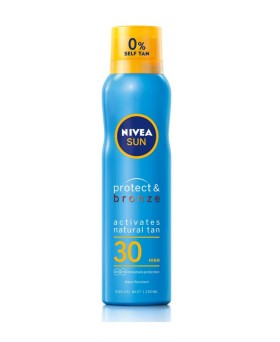 NIVEA SUN Protect & Bronze Oil Mist Spray SPF 30, …