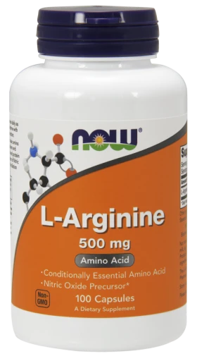 Now Foods L-Arginine 500mg 100caps