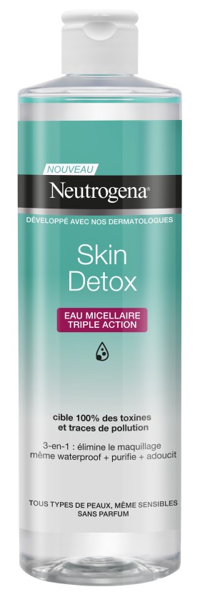 Neutrogena® Skin Detox 3σε1 Micellar Νερό καθαρισμ …
