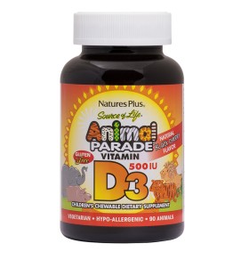 Nature's Plus ANIMAL PARADE VITAMIN D3 90 TABS