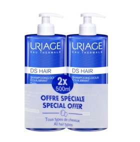 Uriage Set Ds Hair Soft Balancing Shampoo 2x500ml