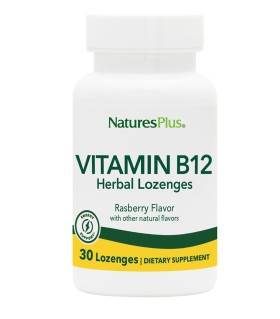NATURE'S PLUS Vitamin B-12 1000 mcg 30Herbal Lozen …