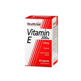 HEALTH AID VITAMIN E 200IU NATURAL VEGETARIAN CAPS …