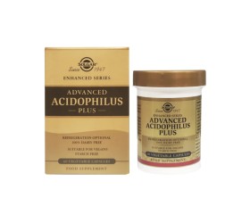 SOLGAR ADVANCED ACIDOPHILUS PLUS 60VCAP