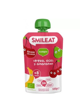 Smileat Πουρές Φρούτων με Κεράσι Acai & Αμάρανθο + …