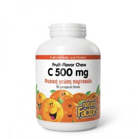 Natural Factors Fruit-Flavor Chew Vitamin C 500mg …