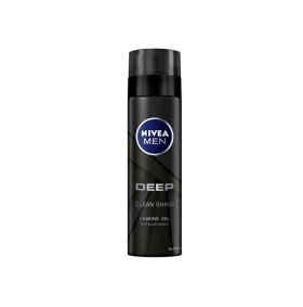 Nivea Men Deep Shaving Gel Black Carbon 200ml (2 ε …