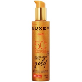 Nuxe Sun Oil Gold SPF50 Ιριδίζον Αντηλιακό Λάδι 15 …