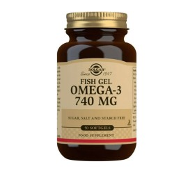 SOLGAR Fish Gel Omega-3 740MG 50 Softgels