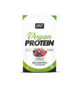 QNT Vegan Protein Single Dose Red Fruit Party Flav …