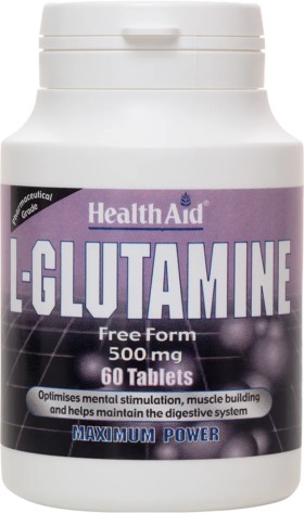 HEALTH AID L-GLUTAMINE 500mg 60's
