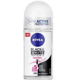 Nivea Deo Black & White Invisible Original Roll-on …