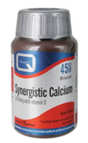 QUEST SYNERGISTIC CALCIUM 1000mg with vitamin D 45…