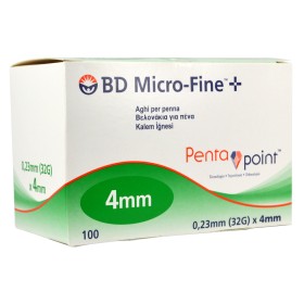BD MICRO-FINE INSULIN NEEDLES FOR PEN 32G 4MM…