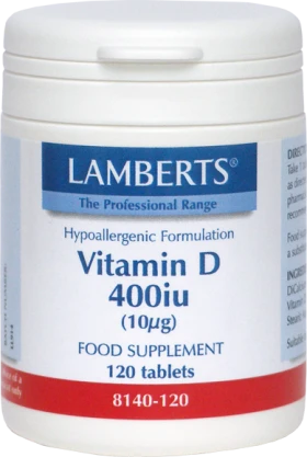 LAMBERTS VITAMIN D 400IU 120TABS