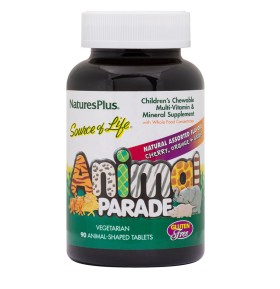 Nature's Plus ANIMAL PARADE ASSORTED 90 Μασώμενα ζ …