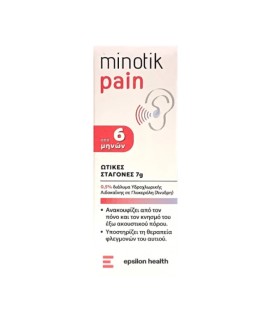 Epsilon Health Minotik Pain Ear Drops 7g