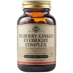 SOLGAR BILBERRY GINKGO EYEBRIGHT COMPLEX 60VCAP