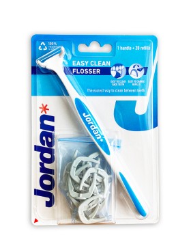 JORDAN Easy Clean Flosser 1 Λαβή + 20 Ανταλλακτικά