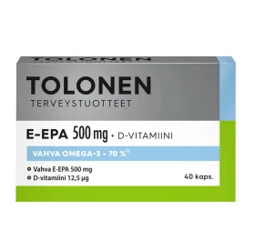 Dr. Tolonen's E-EPA Ιχθυέλαιο 500mg 40 κάψουλες