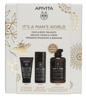 Apivita Set Men's Care Anti-Wrinkle & Anti-Fatique …