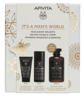 Apivita Set Men's Care Anti-Wrinkle & Anti-Fatique …