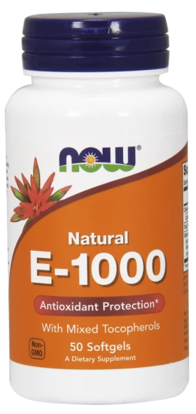 Now Foods E 1000 IU, Mixed Tocopherols / Unesterif …