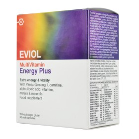 Eviol MultiVitamin Energy Plus 30 Soft Capsules