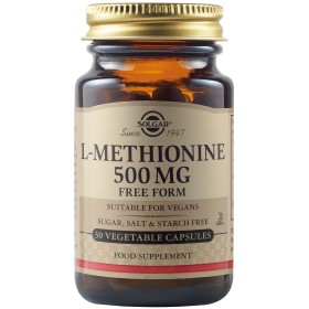SOLGAR L-METHIONINE 500MG 30VCAP