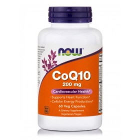 Now Foods CoQ10, 200mg, 60 Veget.caps