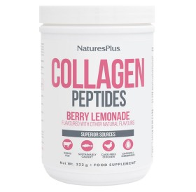 Natures Plus Collagen Peptides Berry Lemonade 364g