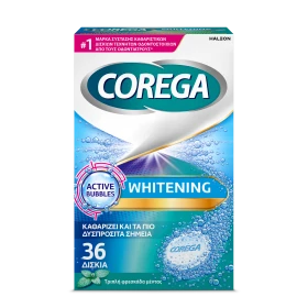 Corega Whitening 36 δισκία