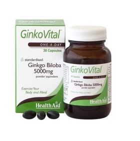 Health Aid Ginkovital Gingko Biloba 5000mg 30caps